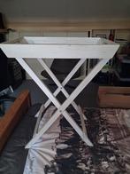 Dienblad op standaard, Ophalen