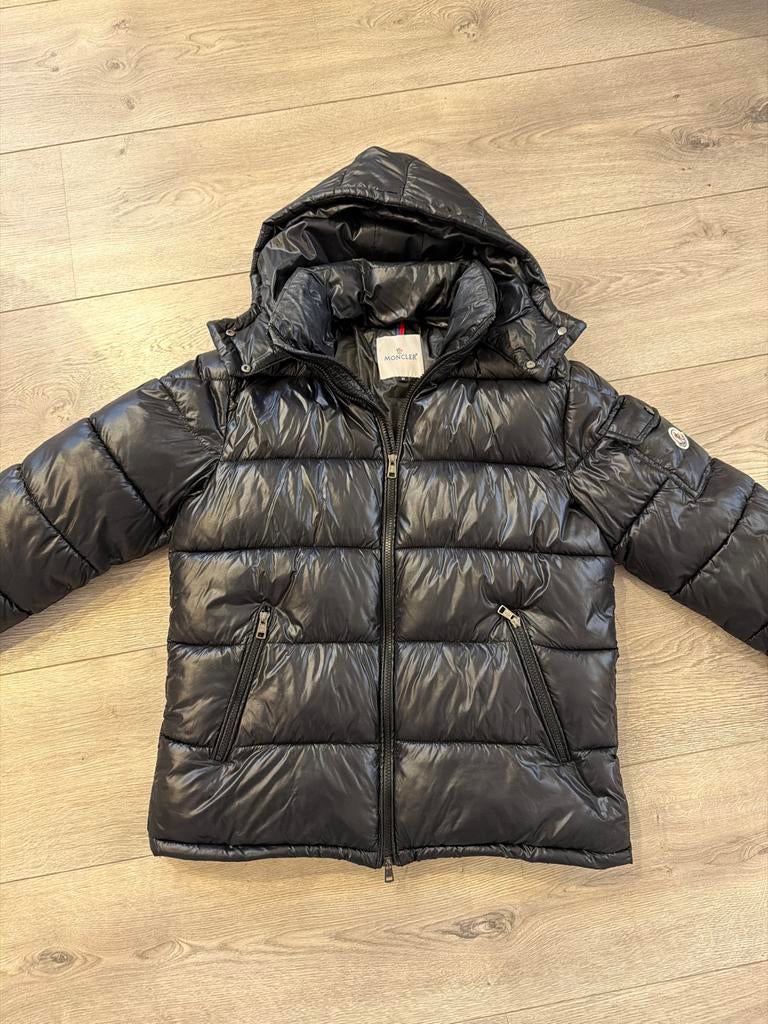 Moncler Jas Zwart - Maat M, Kleding | Heren, Jassen | Winter, Ophalen of Verzenden, Zo goed als nieuw, Maat 48/50 (M), Zwart
