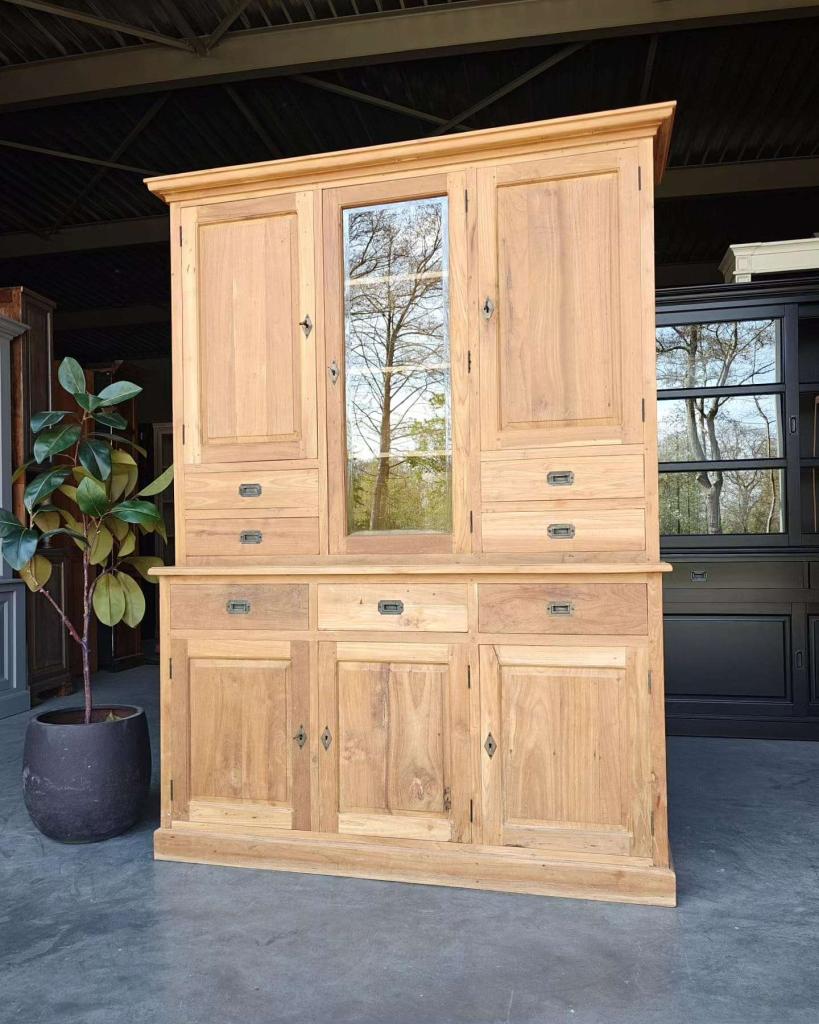 Bergruimte! Teakhouten buffetkast | Voorraadkast teak #6452