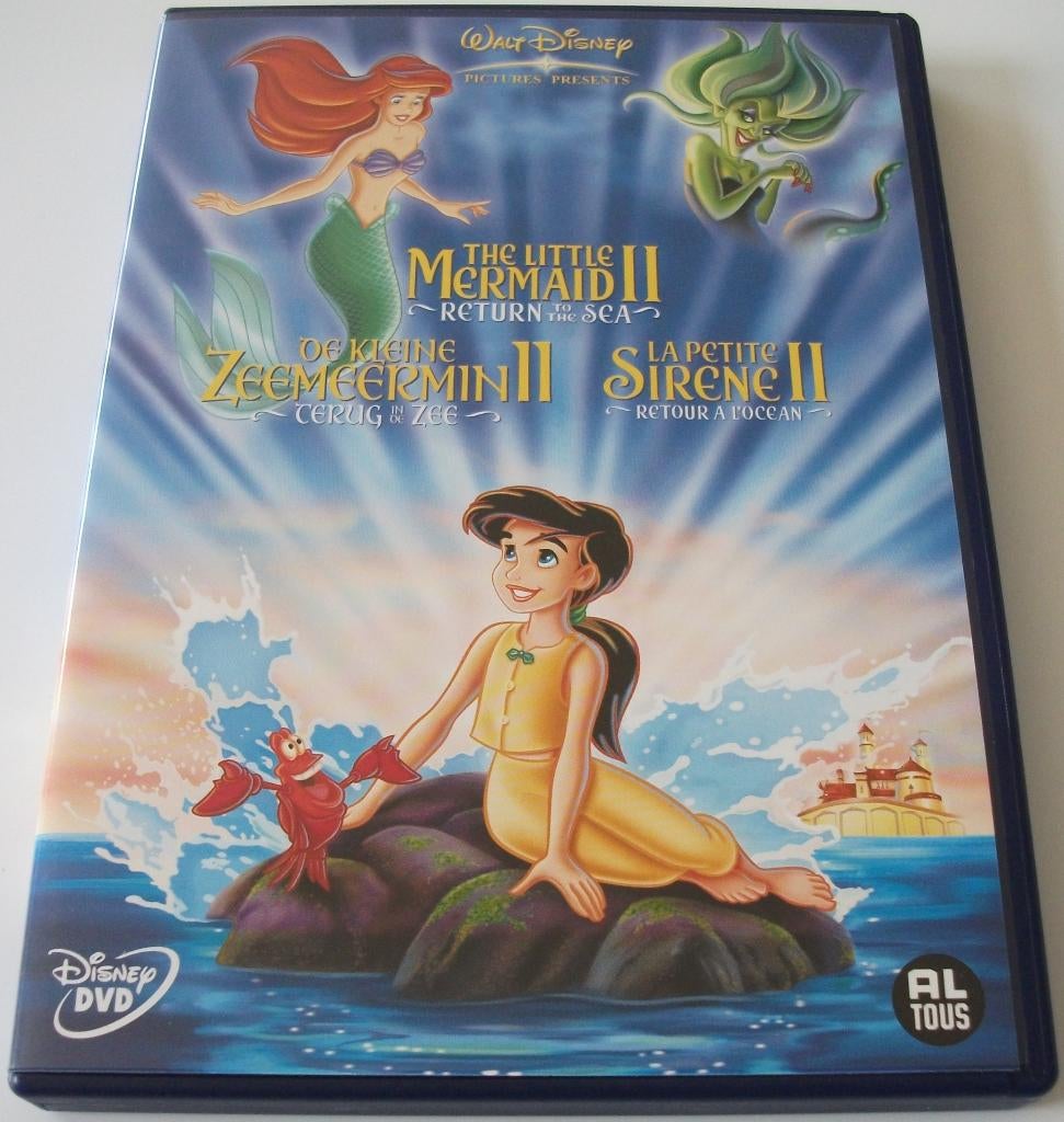 Dvd *** KLEINE ZEEMEERMIN II *** Walt Disney, Avontuur, Alle leeftijden, Ophalen of Verzenden, Zo goed als nieuw