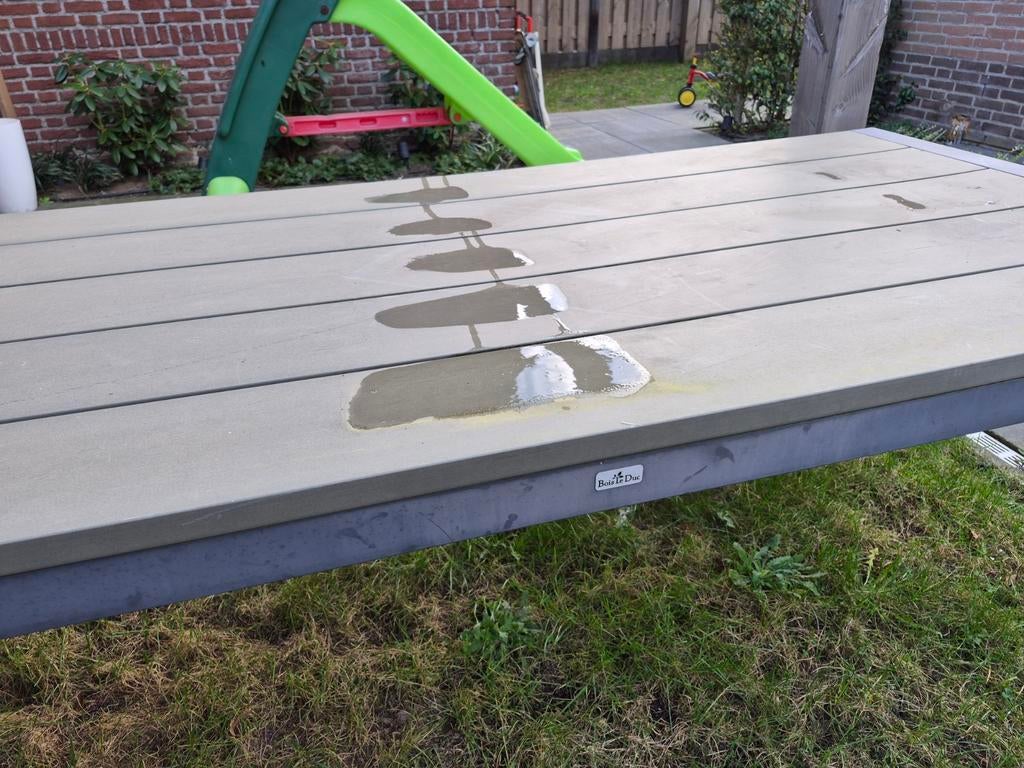 Bois Le Duc Tuintafel 200x91x75 cm, Tuin en Terras, Ophalen, Gebruikt, Rechthoekig