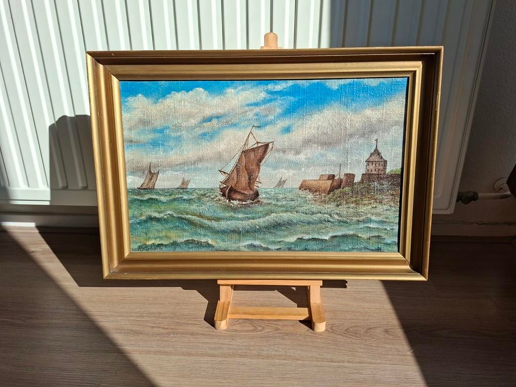 Zeer oud zeegezicht (eind 19e eeuw), Ophalen of Verzenden