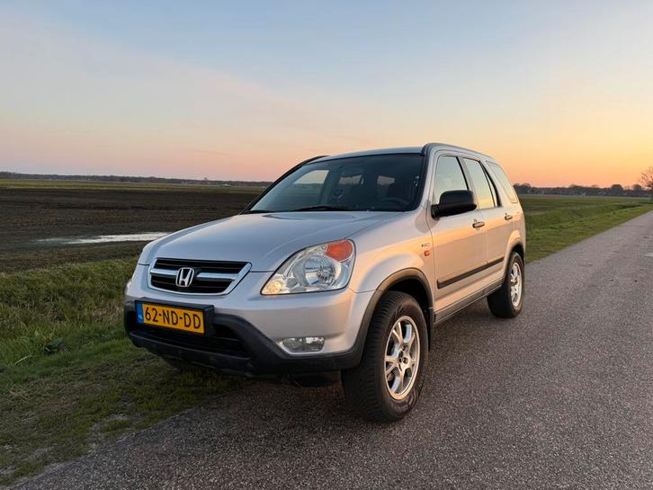 Honda CR-V 2.0 I 2003 airco, nieuwe APK!, Auto's, Honda, Particulier, CR-V, 4x4, Airconditioning, Centrale vergrendeling, Trekhaak