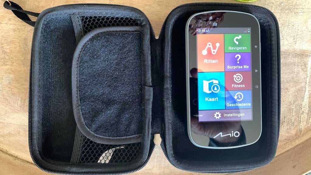 Mio Cyclo Discover Plus fiets en wandelcomputer, Fietsen en Brommers, Fietsaccessoires | Fietscomputers, Gebruikt, GPS, Ophalen