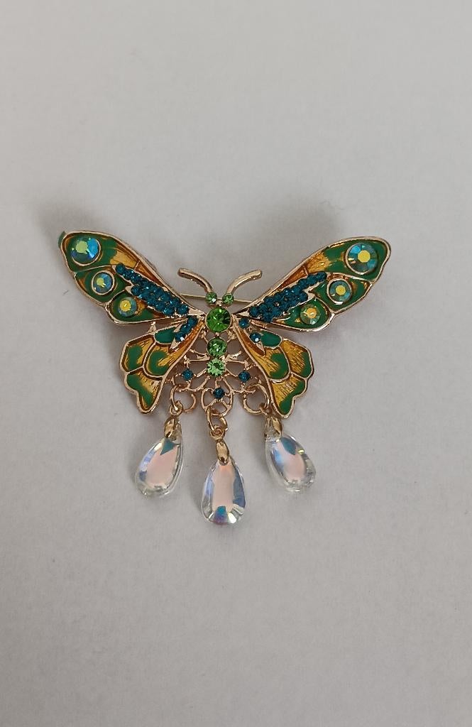 Vlinder broche, Overige materialen, 4 tot 7 cm, Overige kleuren, Nieuw