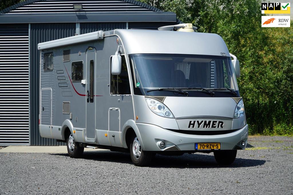 Hymer B674 SL Enkele Bedden Hefbed Garage Fiat {Al-Ko Airco}, Integraal, 7 tot 8 meter, Bedrijf, Hymer