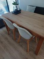 Trendhopper Teakhouten Eettafel 160x90x78cm, Huis en Inrichting, Tafels | Eettafels, Ophalen, Strak, Gebruikt, 50 tot 100 cm