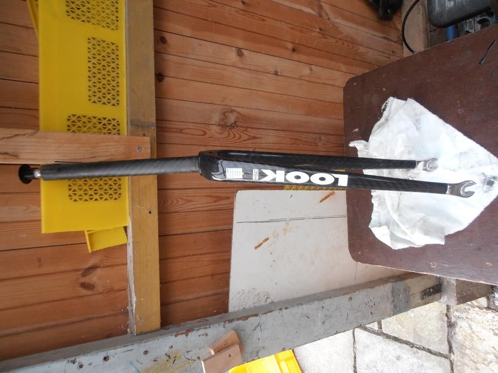 Look carbon voorvork 1 inch, Fietsen en Brommers, Fietsonderdelen, Ophalen of Verzenden, Racefiets, Voorvork, Carbon