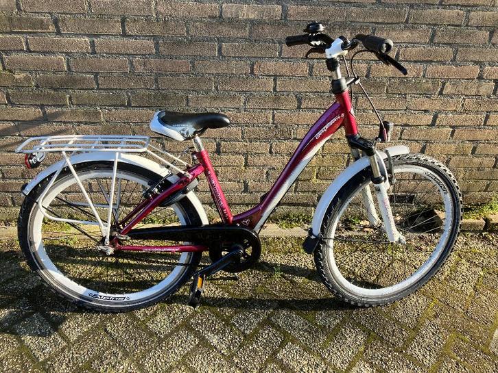 Fiets 24 inch, Fietsen en Brommers, Fietsen | Meisjes, Gebruikt, 24 inch, Handrem, Ophalen