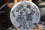 Björn Wiinblad Februar Maskerade wandbord Rosenthal jaren 70, Ophalen of Verzenden, Zo goed als nieuw