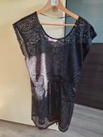 Zomers kanten jurkje Hunkemöller maat M, Ophalen of Verzenden, Nieuw, Zwart, Boven de knie
