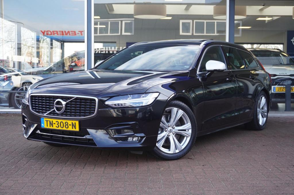 Volvo V90 2.0 T4 Business Sport R-Design | Automaat | Airco, Auto's, 1969 cc, Verwarming stoelen achter, 93 €/maand, 750 kg