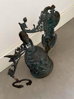 Bodemvondst-Grote en zware bronzen Bel.5 kg 45 cm, Ophalen of Verzenden