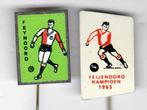 2 speldjes FEYENOORD KAMPIOEN 1965 (A7), Verzamelen, Speldjes, Pins en Buttons, Verzenden, Gebruikt, Overige onderwerpen