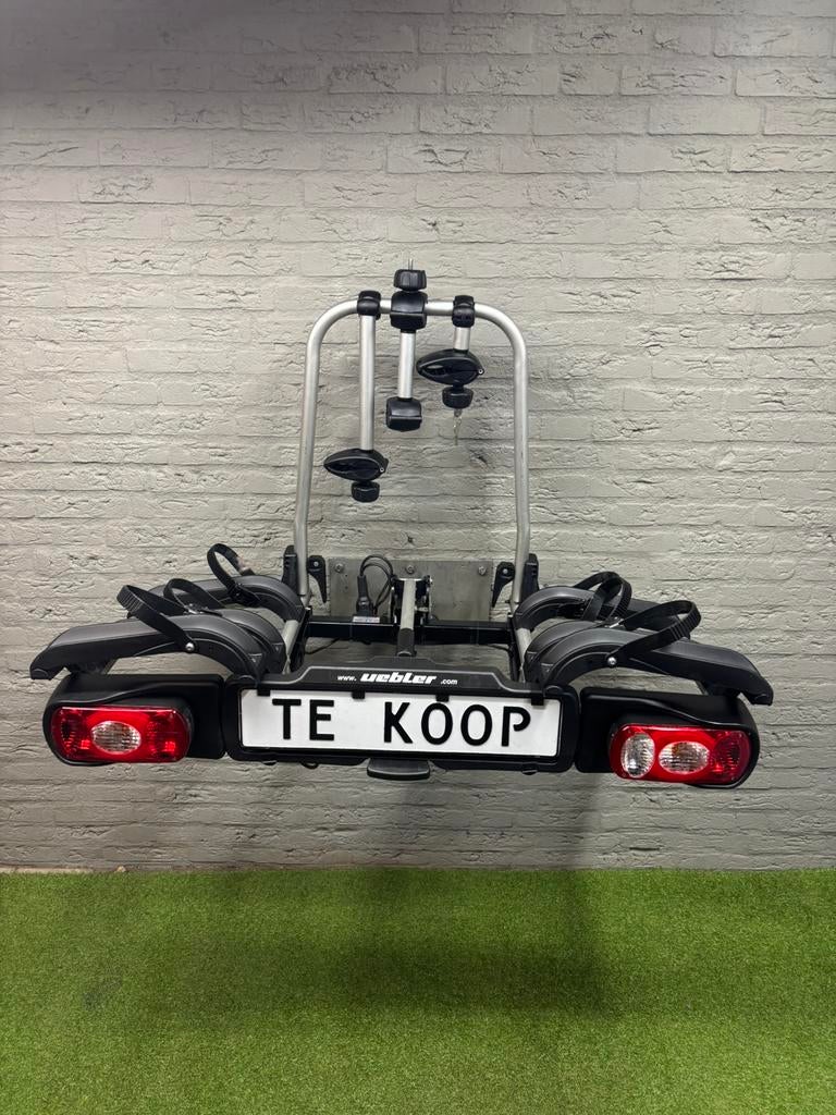 ✅ UEBLER P22 3(elek)fietsen/90gr kantelbr/klik&go/lichtgew., Auto diversen, Fietsendragers, Ophalen, 3 fietsen of meer, Gebruikt