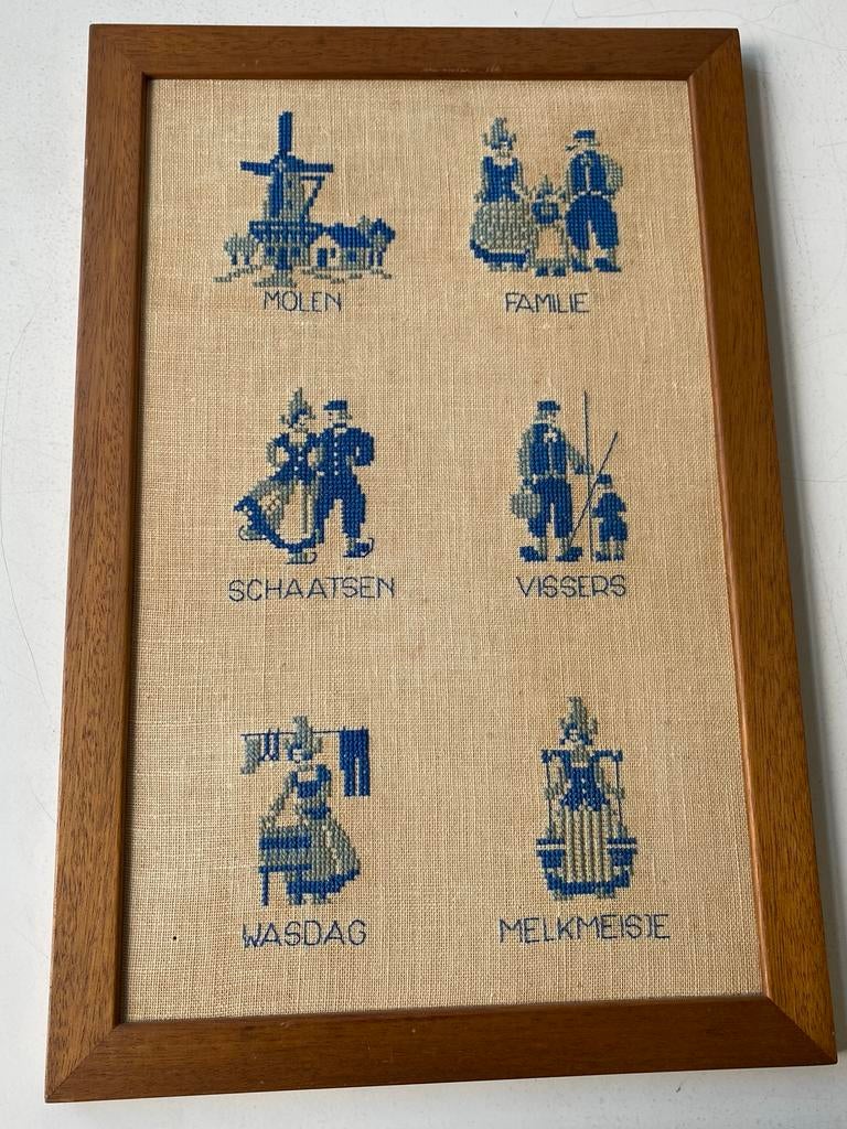 Oudhollands borduur werk, Antiek en Kunst, Curiosa en Brocante, Ophalen of Verzenden