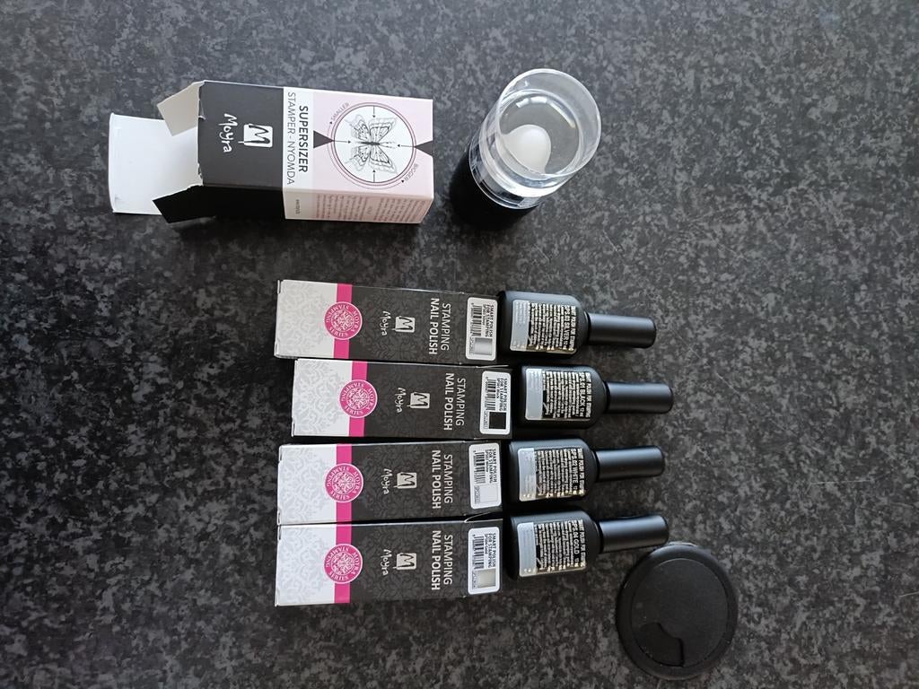 Moyra Stempel Pakket Nieuw - Nagellak Stamping Set, Overige kleuren, Nieuw, Ophalen of Verzenden, Handen en Nagels