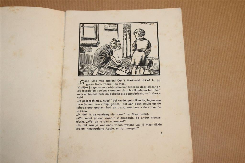 Een Moeilijke Week — Vintage Kinderboek 1937, Ophalen of Verzenden, Gelezen, Fictie algemeen