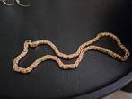Massieve 14K Gouden Koningsketting - 293 gram, 75 cm, Sieraden, Tassen en Uiterlijk, Ophalen of Verzenden, Zo goed als nieuw, Goud
