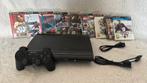 Sony Playstation 3 SuperSlim 500GB + Games en Controller, Spelcomputers en Games, Spelcomputers | Sony PlayStation 3, Gebruikt