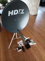 Complete satellietschotel met statief en ontvanger, Audio, Tv en Foto, Schotelantennes, Ophalen of Verzenden, Gebruikt, (Schotel)antenne