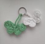 Gehaakte vlinders sleutelhanger, nieuw, Oosterveldweg 15, 7274 DZ, Verzenden, Dier of Natuur, Nieuw