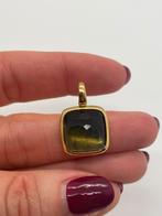 C822 Prachtige zilveren Ti Sento hanger goudkleurig, Overige voorstellingen, Ophalen of Verzenden, Zo goed als nieuw, X