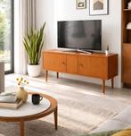 Prachtig vintage teakhouten TV-meubel, Ophalen, Teakhout, Zo goed als nieuw, 25 tot 50 cm