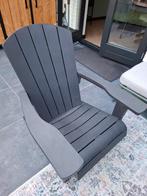 Keter Troy Adirondack Tuinstoel - 81x93x96,5cm - Grijs, Ophalen, Kunststof