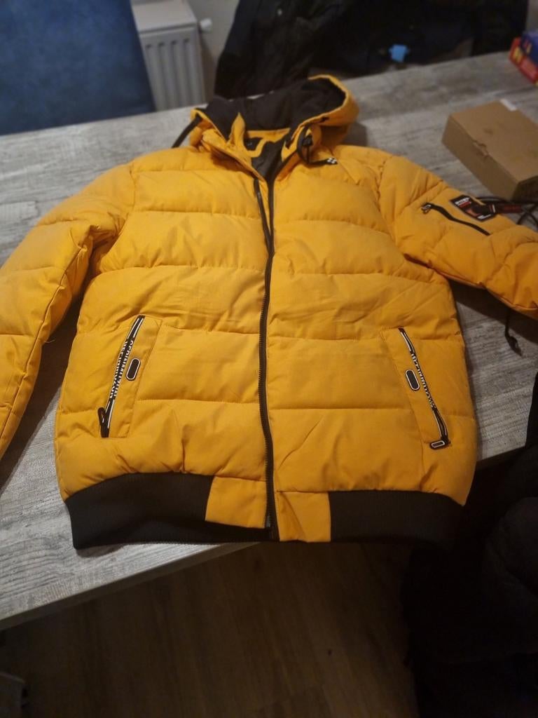 Heren winterjas maat xl nieuw is die nog merk jingpal, Jingpal, Geel, Ophalen of Verzenden, Maat 56/58 (XL)