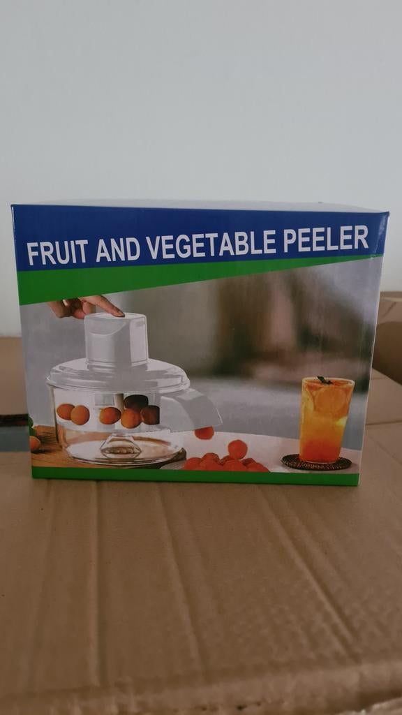 Handige groente- en fruitpeller, Ophalen