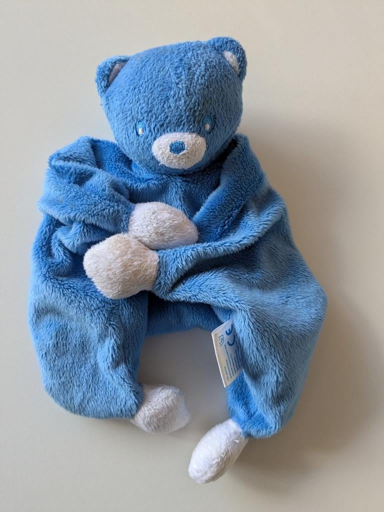 Knuffeldoekje beer, beertje, Ophalen, Zo goed als nieuw, Blauw, Beer