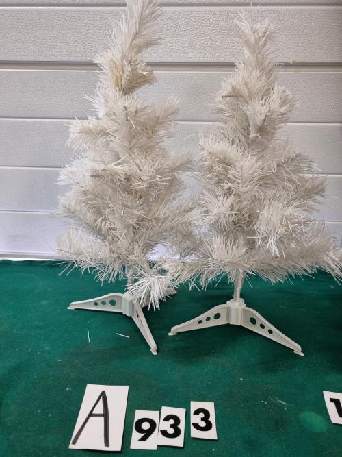 kerstboompjes wit decoratie [a933], Diversen, Kerst, Ophalen of Verzenden, 'T Olde Gre-j, Info@toldegrej.nl, Endepoelstraat 20f Didam