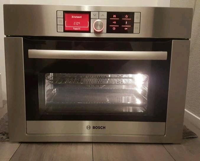 Bosch inbouw oven met pyrolyse, Gebruikt, Hete lucht, Oven met grill, Inbouw
