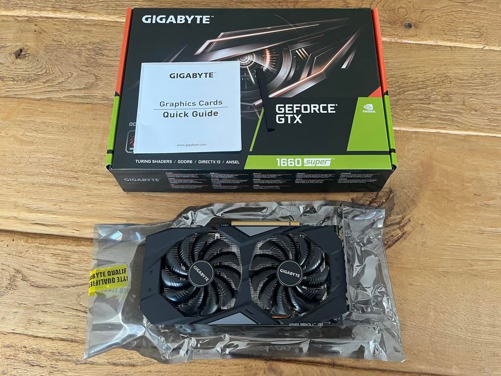 Gigabyte GeForce GTX 1660 Super, Computers en Software, Videokaarten, PCI-Express 3, Gebruikt, HDMI, GDDR6
