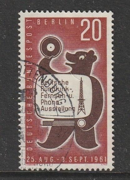 Berlijn 1961 217 Berlijnse beer, Gest, Ophalen of Verzenden, Overige periodes, Gestempeld