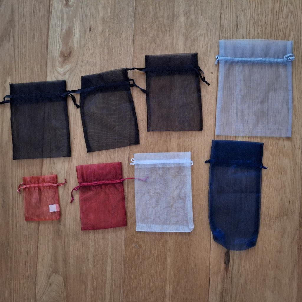 cado zakjes - organza zakjes 9 stuks, Verzenden, Nieuw, Feestartikel
