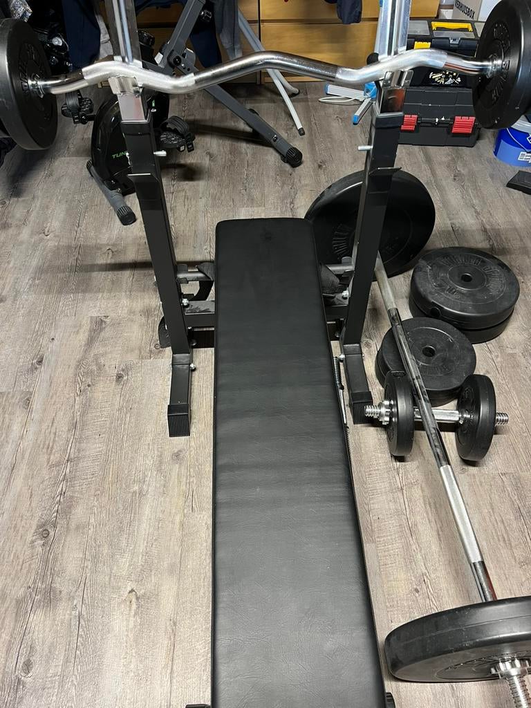 Gorilla halterbank, Sport en Fitness, Fitnessmaterialen, Ophalen, Gebruikt, Fitnessbank