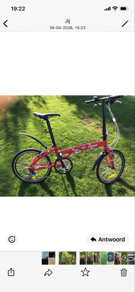 Oyama vouwfiets - Zo goed als nieuw, ideaal voor onderweg!, Fietsen en Brommers, Fietsen | Vouwfietsen, Overige merken, 20 inch of meer