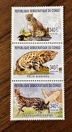 Congo 2003 Serval Katachtigen Postfris Postzegels, Ophalen of Verzenden, Overige landen, Postfris