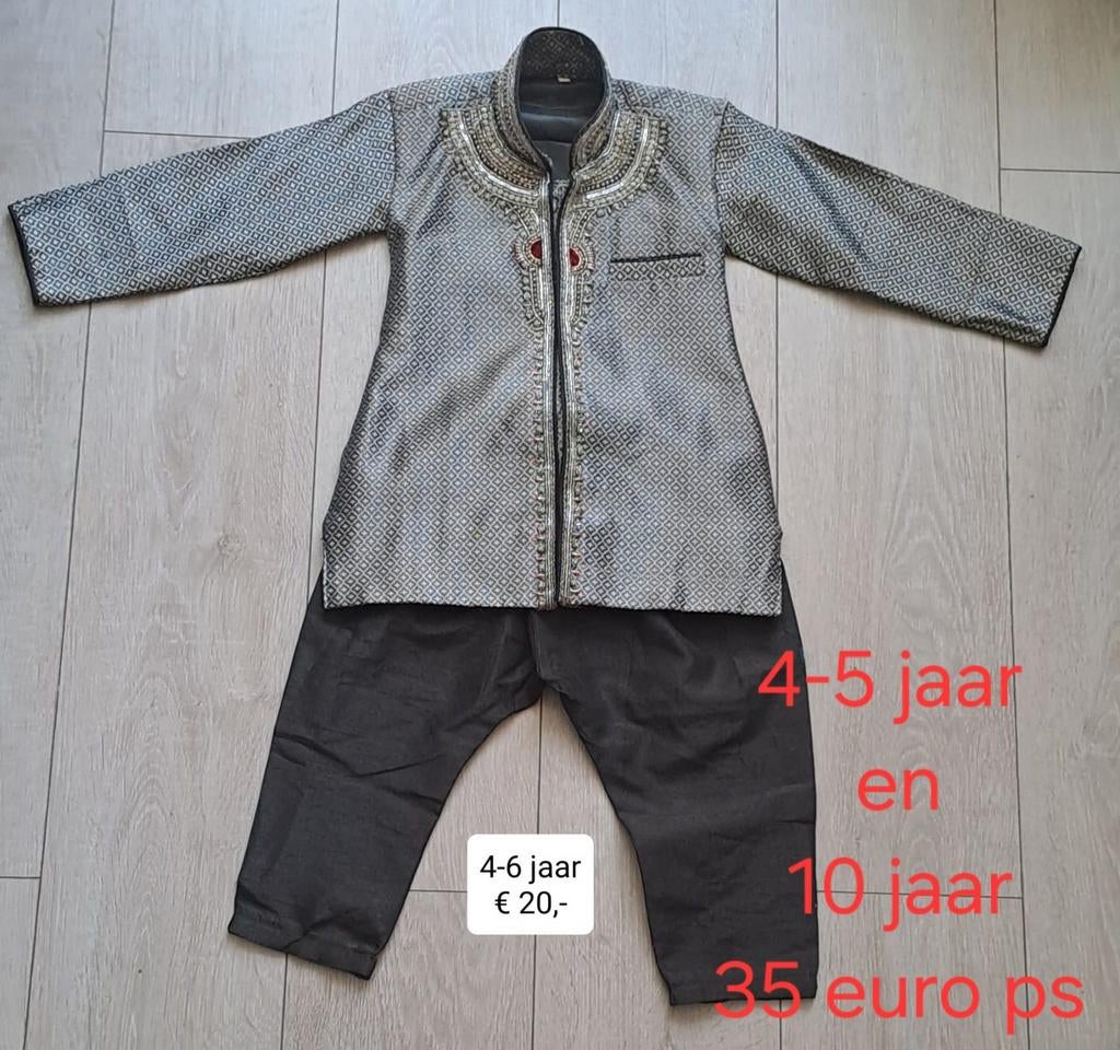 Prachtig Indiase kleding set voor jongens, Ophalen of Verzenden, Gebruikt, Onbekend, Jongen
