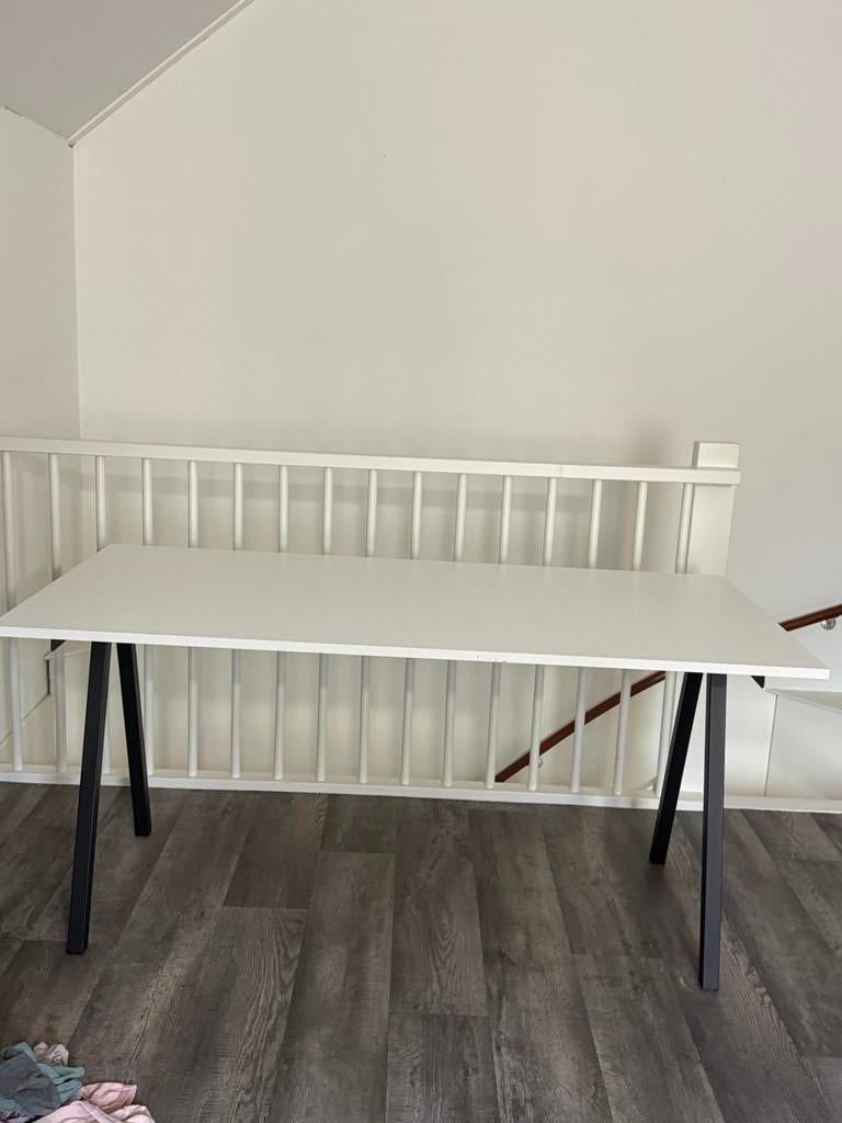 Bureau 160/80, 75 cm of meer, Ophalen of Verzenden, Zo goed als nieuw, 150 tot 200 cm