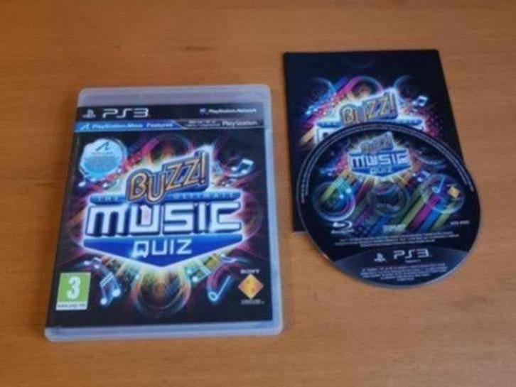 PS3 | Buzz The Ultimate Music Quiz, Spelcomputers en Games, Games | Sony PlayStation 3, Gebruikt, Muziek, 3 spelers of meer, Vanaf 3 jaar