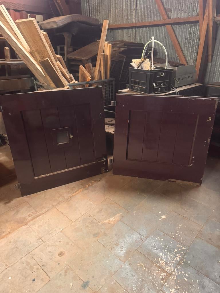 Garage deuren, Ophalen, Gebruikt, 80 tot 100 cm, 215 cm of meer