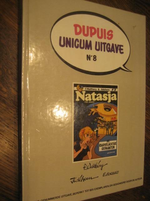 DUPUIS UNICUM UITGAVE 8 NATASJA /DE RAADSELACHTIGE GEDAANTEN, Boeken, Stripboeken, Eén stripboek, Ophalen of Verzenden, Zo goed als nieuw