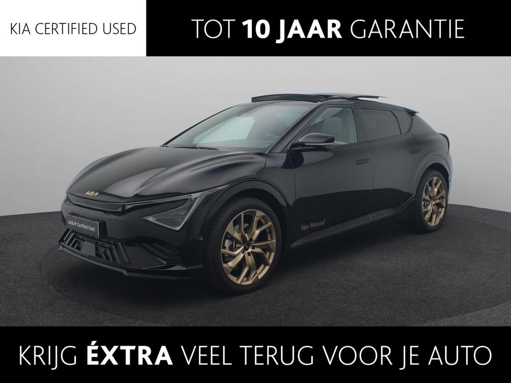 Kia EV6 GT-Line 84 kWh | DEMO | Facelift model | LED | Merid, Zwart, 1960 kg, Zwart, Origineel Nederlands