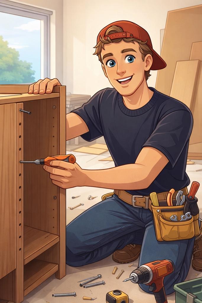 Meubels monteren aan huis – Snel, netjes & voordelig!, Rijbewijs B, Overige uren, Overige branches, Overige vormen