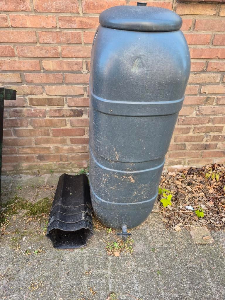 Regenton met standaard en kraantje - gratis af te halen, Ophalen, Kunststof, Gebruikt, Met kraantje
