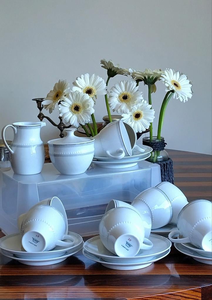 Koffie/thee servies Jaren '50, Antiek en Kunst, Antiek | Servies compleet, Ophalen of Verzenden