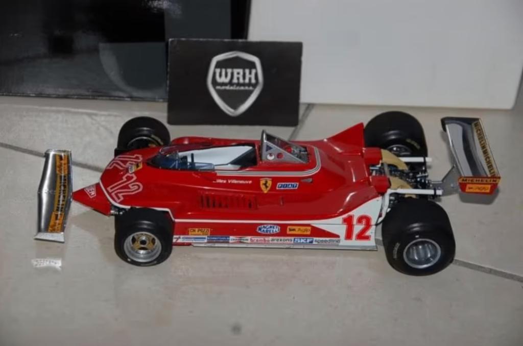 1:18 FERRARI 312 T4 F1 VILLENEUVE #12 EXOTO 97077 in box WRH, Hobby en Vrije tijd, Modelauto's | 1:18, Verzenden, Zo goed als nieuw